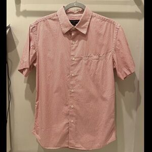 Banana republic patterned short sleeve button up
